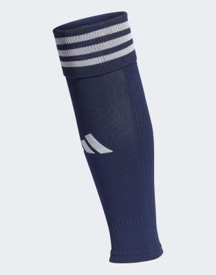 adidas Performance - Team - Bein-Sleeves in Team Marineblau Blue und Weiß