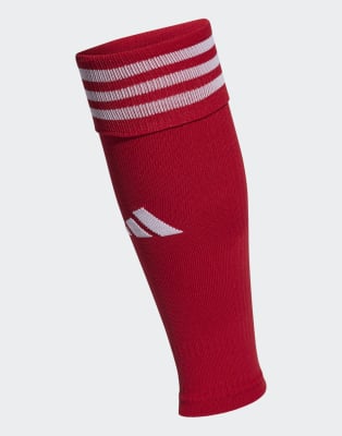 adidas performance - Team - Bein-Sleeves in Team Power Red 2 /Weiß-Rot