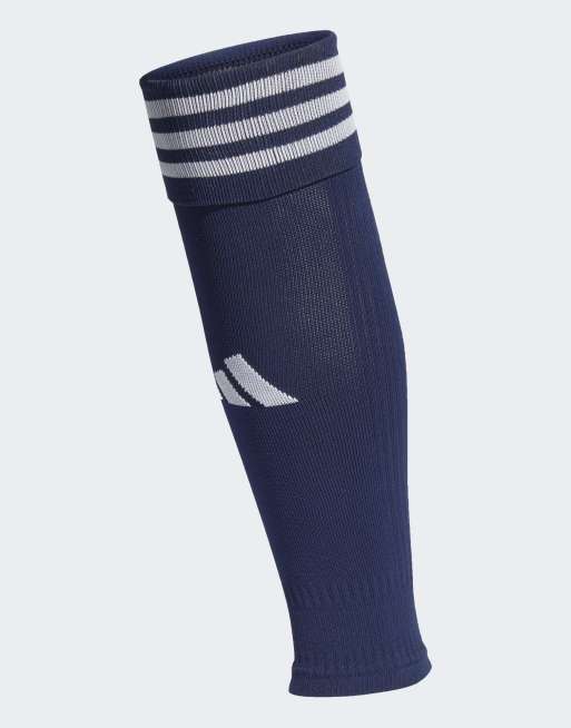 adidas Performance - Team - Scaldamuscoli color blu navy team e bianco