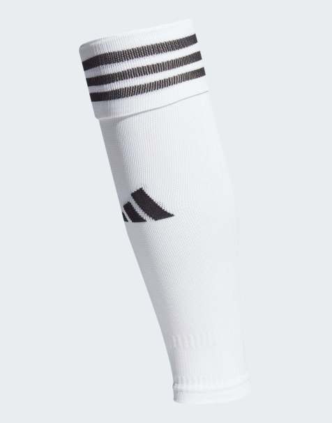 adidas performance Team sleeves in white and black - view 1