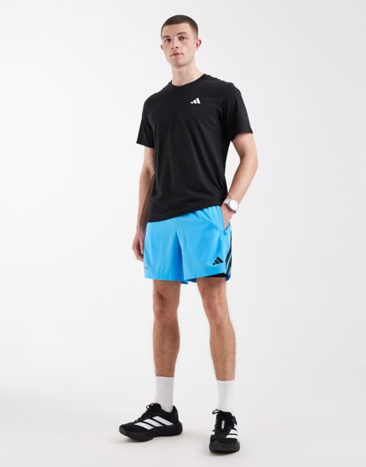 adidas performance – Tech Essentials Workout – 2-in-1 Shorts in Lucid Aquamarine, 3 von 5