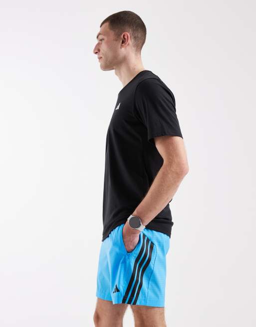 adidas performance Tech essentials workout 2in1 shorts in lucid aquamarine, 2 of 5