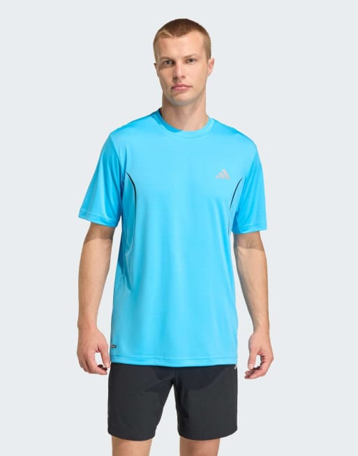adidas performance - Tech - T-shirt color acquamarina lucido