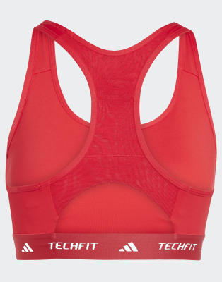 adidas performance - Techfit - BH in Pure Ruby-Rot