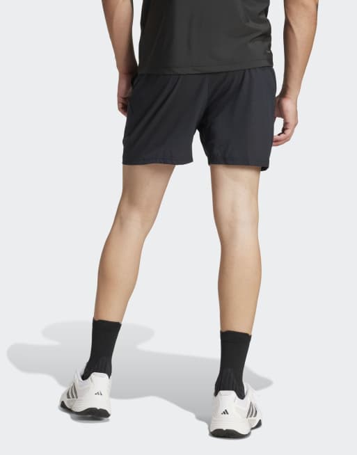adidas performance Tennis 5-inch Ergo shorts in black, 3 of 5