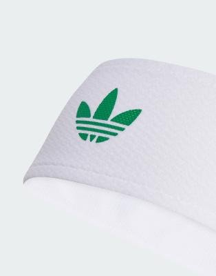 adidas performance - Tennis adidas Originals - Grands bracelets éponge - Blanc / vert