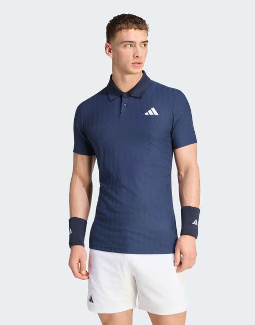 adidas performance - Tennis Climacool+ Airchill Freelift - Polo color inchiostro legend, 1 di 4