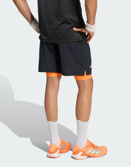adidas performance - Tennis Climacool - Ensemble short et short intérieur - Noir, 2 de 4