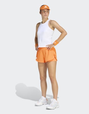 adidas Performance - Tennis Climacool Match - 2-in-1-Shorts in Pure Orange
