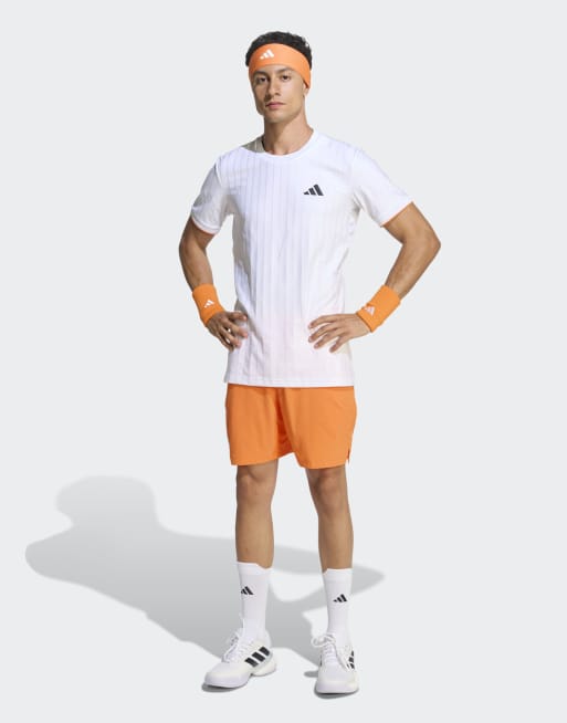 adidas Performance - Tennis - Climacool - Set van short en binnenshort in puur oranje, 3 van 4