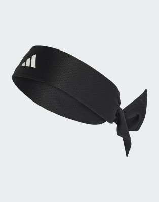 adidas Performance - Tennis Climacool - Stirnband zum Binden in Schwarz/Weiß