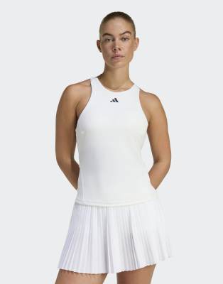 adidas Performance - Tennis - Climacool-Tanktop in Weiß mit Y-Schnitt