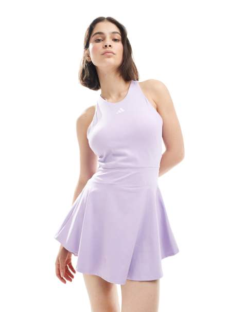 adidas performance Tennis climacool y-dress in powder plum - view 1