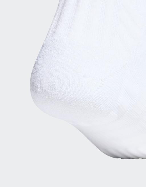 adidas performance Tennis crew socks cushioned 1 pack in white/black, 2 of 3