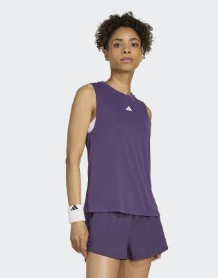 adidas Performance - Tennis - Match-Tanktop mit climacool+ in Aurora-Pflaume-Lila