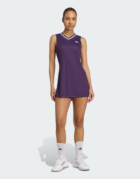 adidas performance Tennis pro climacool dress in aurora plum