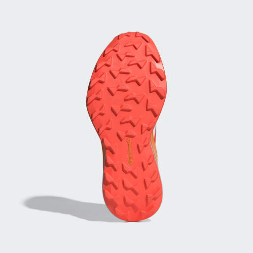 adidas Performance - Terrex Agravic 3 - Scarpe da trail running bianco nuvola e arancione semi impatto, 2 di 4