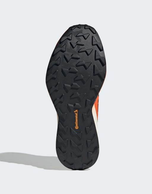 adidas Performance Terrex agravic 4 sneakers de trail en orange et noir, 5 de 7