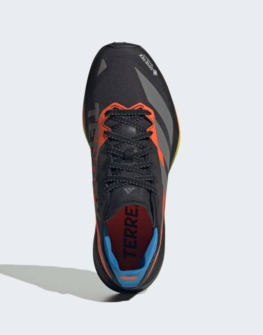 adidas performance Terrex agravic gtx 2 trail running shoes in core black / grey four, 2 of 7