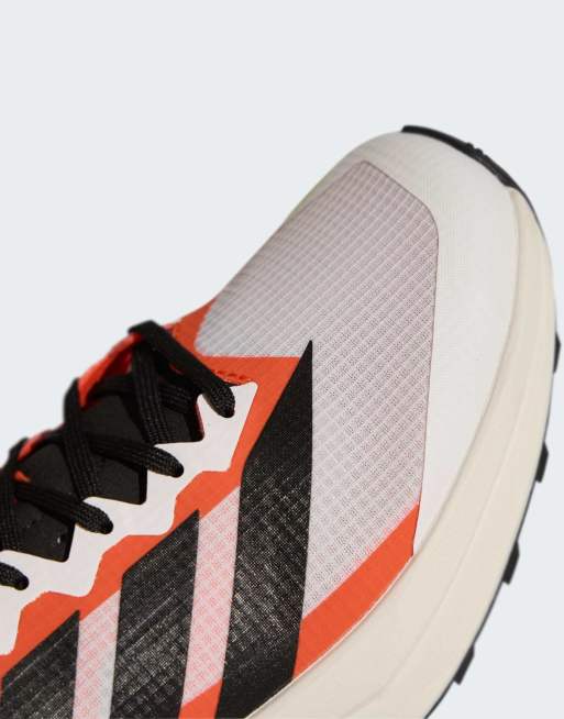 adidas Performance Terrex Agravic Lite buty sportowe w kolorze białym i pomarańczowym, 3 z 7