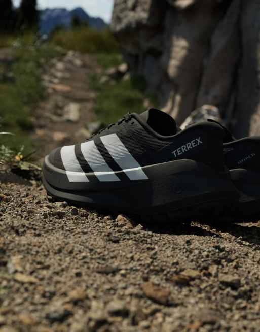 adidas performance Terrex Agravic SL trail-løbesko i Core Black / Grey Two / Core, 4 af 7