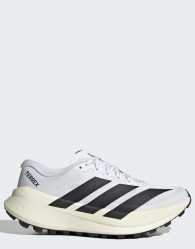 adidas Performance Terrex agravic SL trail running trainers in white and black