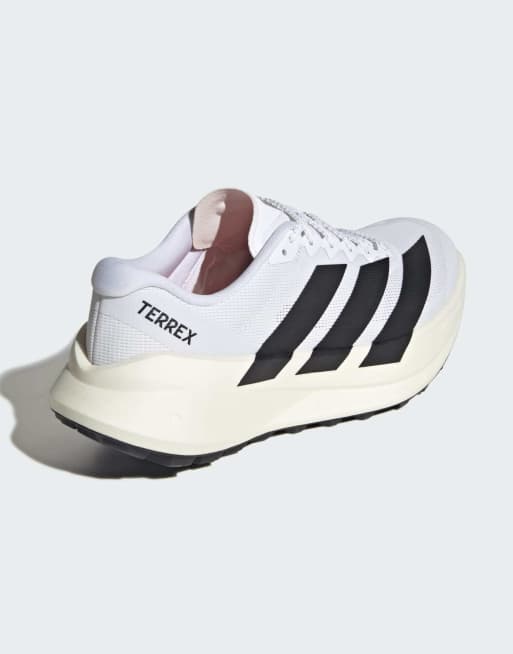 adidas performance Terrex agravic sl trail running shoes in cloud white / core black, 7 of 7