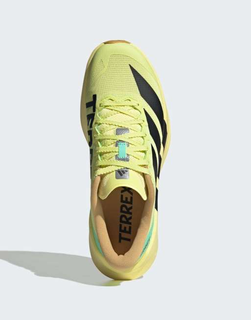 adidas performance Terrex Agravic SL trailrunningschoenen in Frozen Lemon / Core Black, 2 van 7