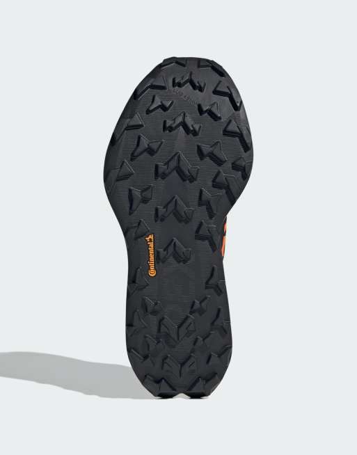 adidas Performance – Terrex Agravic Trail – Svarta och blå löparskor, 4 av 4