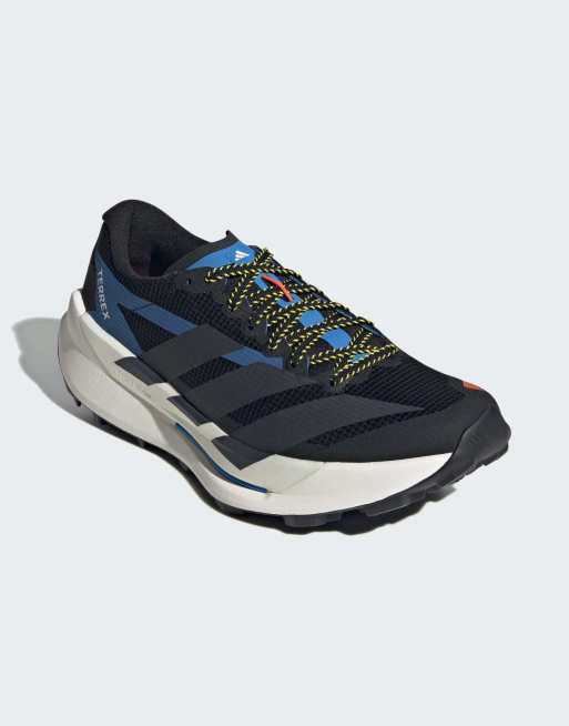 adidas Performance - Terrex Agravic TT Trail - Sorte/blå løbesko