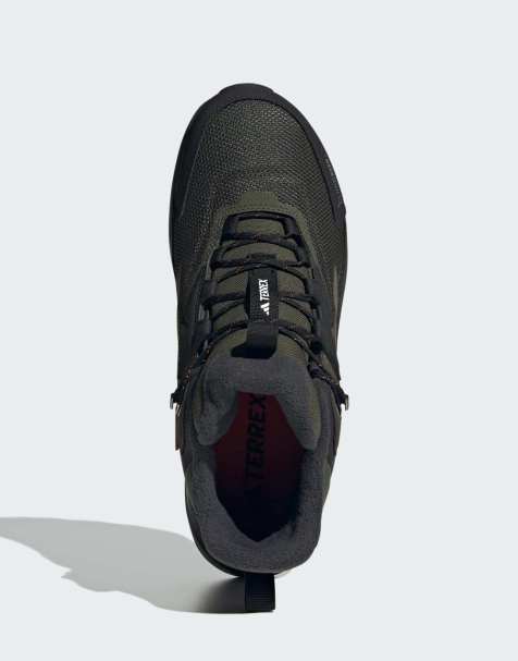 adidas performance Terrex anylander climawarm+ hiking shoes in night cargo / olive strata / c - view 1