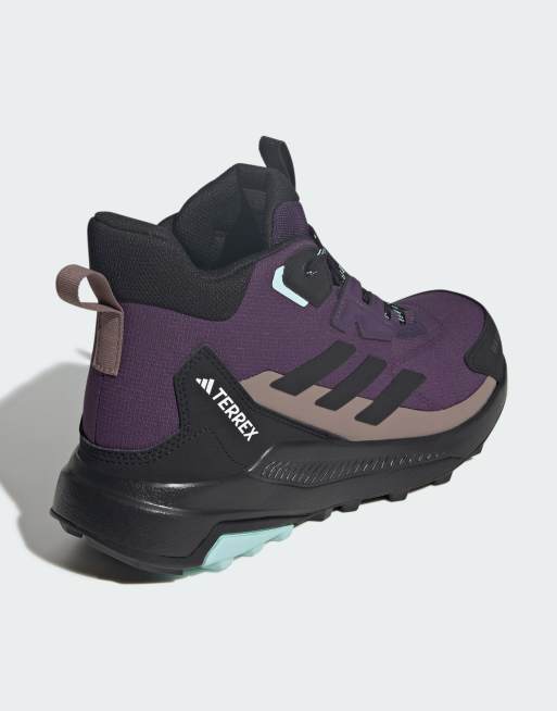 adidas Performance – Terrex Anylander Mid RAIN.RDY – Wanderschuhe in Aurora Plum/Core Black, 4 von 4