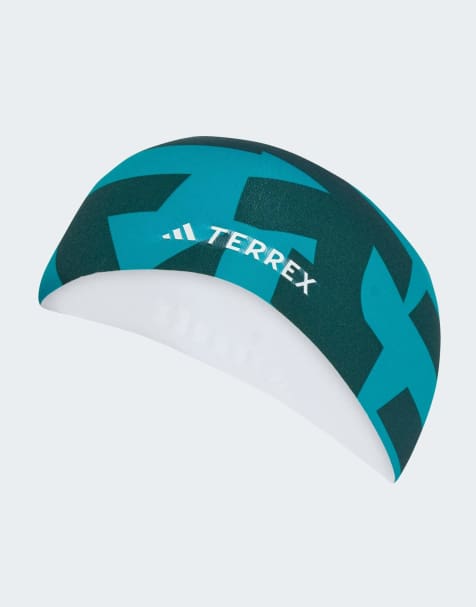 adidas performance Terrex climacool graphic headband in aurora ivy / pure teal - view 1