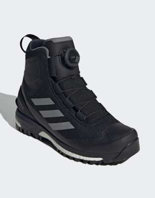 adidas performance adidas performance Terrex conrax boa rain.rdy hiking shoes in core black / grey three / grey