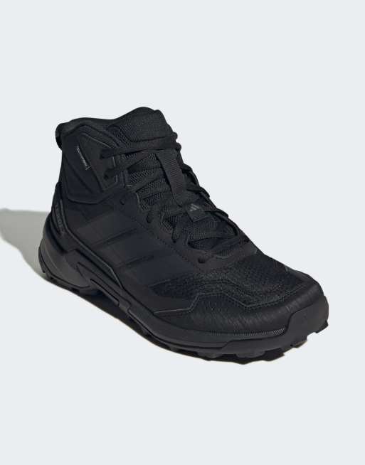 adidas performance Terrex eastrail 3 mid climaproof hiking shoes in core black / dark grey / grey, 6 of 7