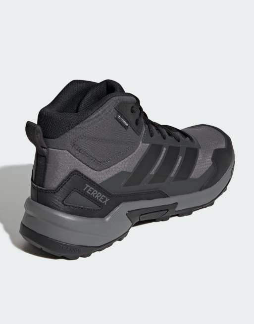 adidas performance Terrex eastrail 3 mid climaproof hiking shoes in grey four / core black /, 3 of 4