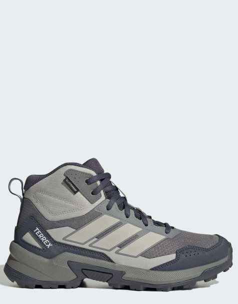 adidas performance Terrex eastrail 3 mid climaproof hiking shoes in grey three / grey one - view 1