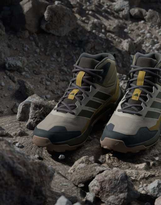 adidas Performance Terrex Eastrail 3 Mid ClimaProof vandresneakers i khaki og brun, 3 af 7