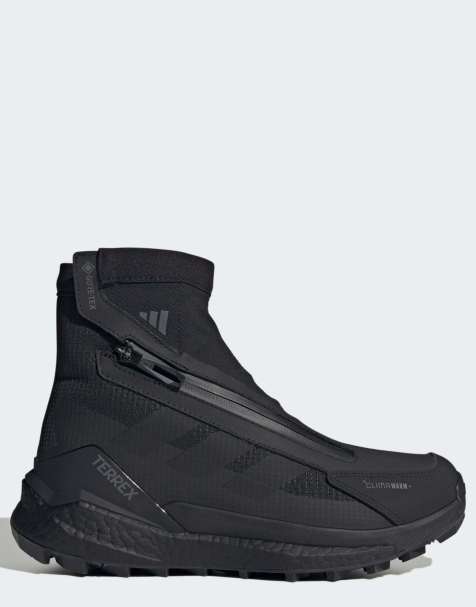 adidas Performance Terrex free hiker 2 gtx climawarm+ hiking trainers in all black - view 1