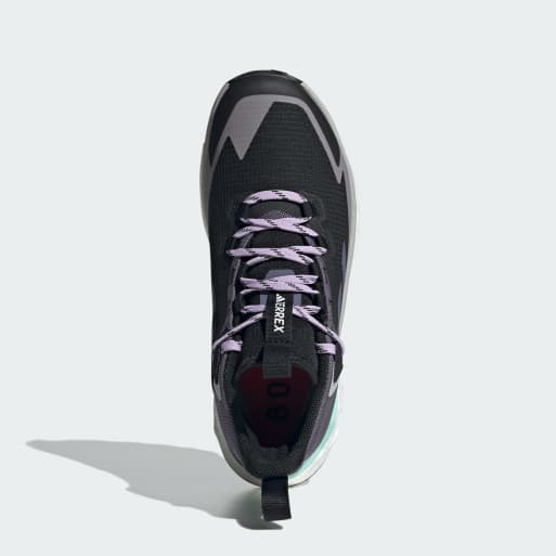adidas performance Terrex free hiker 2.0 gore-tex hiking shoes in core black / preloved violet /, 3 of 4