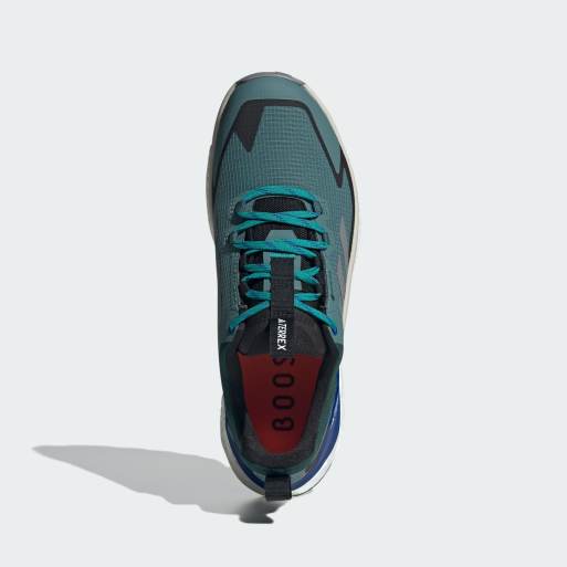 adidas performance Terrex free hiker 2.0 low gore-tex hiking shoes in preloved teal / grey three / c, 2 of 4