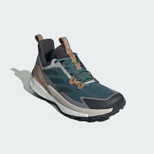 adidas Performance – Terrex Free Hiker 2.0 – Niedrige Wanderschuhe in Preloved Teal/Aurora Ivy/