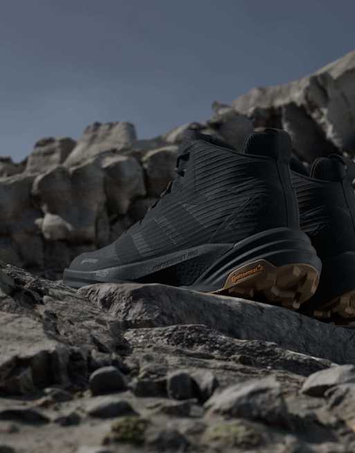 adidas performance Terrex freehiker 3 mid Gore-Tex vandresko i core black / core black, 4 af 7