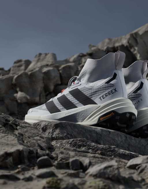 adidas performance Terrex Freehiker 3 Ultra Gore-Tex buty trekkingowe w Cloud White / Core Black, 4 z 7