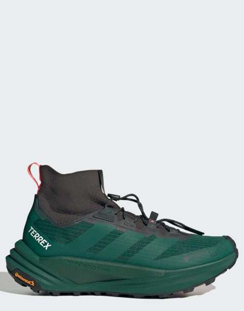 adidas performance Terrex freehiker 3 ultra gore-tex hiking shoes in collegiate green / collegiate - view 1