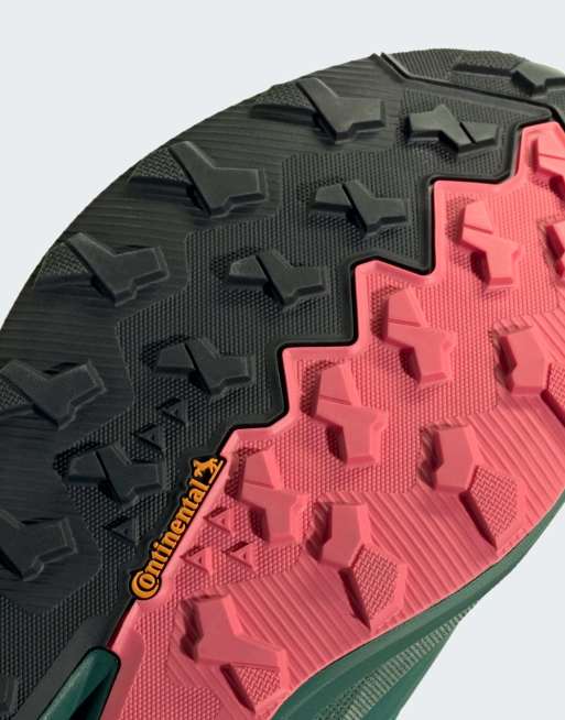 adidas Performance Terrex freehiker 3 ultra gore-tex Wanderschuhe in Grün und Schwarz, 4 von 7