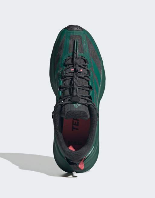 adidas Performance Terrex freehiker SL Gore-Tex hiking trainers in green and black, 2 of 7