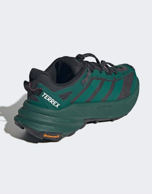 adidas Performance Terrex freehiker SL Gore-Tex Wandersneaker in Grün und Schwarz, 7 von 7