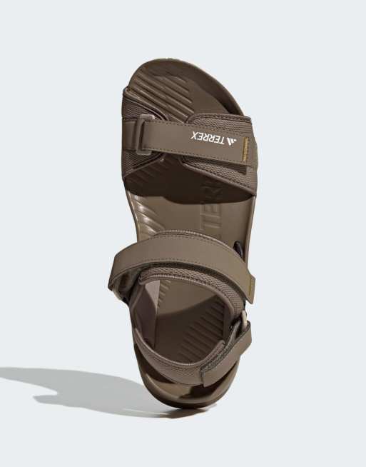 adidas performance Terrex Hydroterra-sandaler i khaki / khaki / khaki, 2 av 7