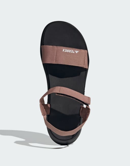 adidas Performance - Terrex Hydroterra - Sorte/varme lerfarvede lette sandaler